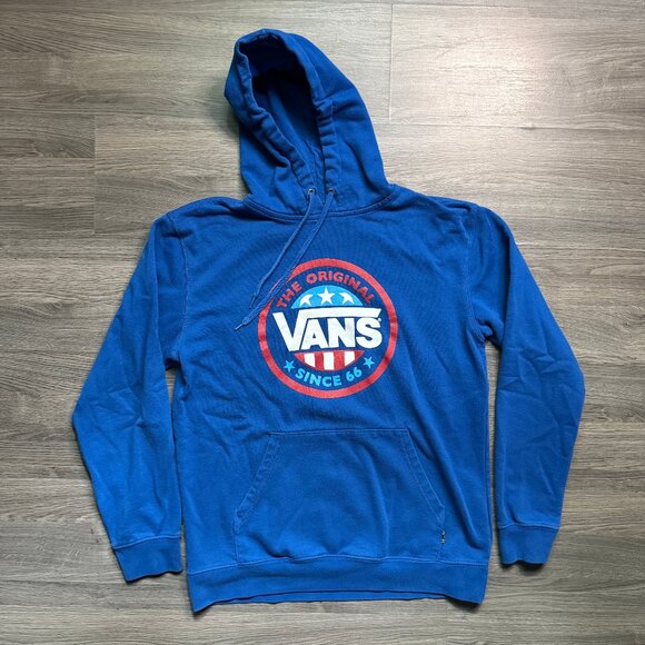Vans Men's American Pullover Hoodie - Blue - Picture 1 of 5